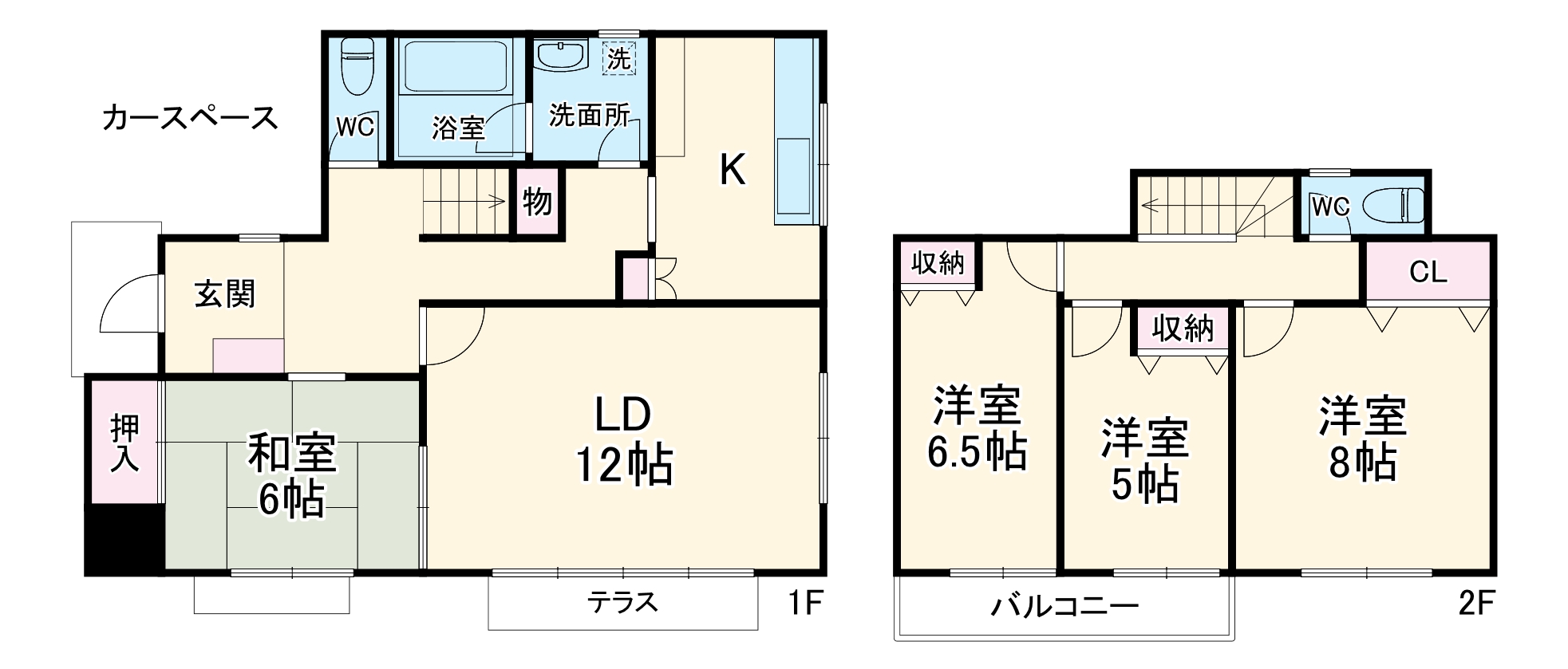東戸塚戸建の間取り