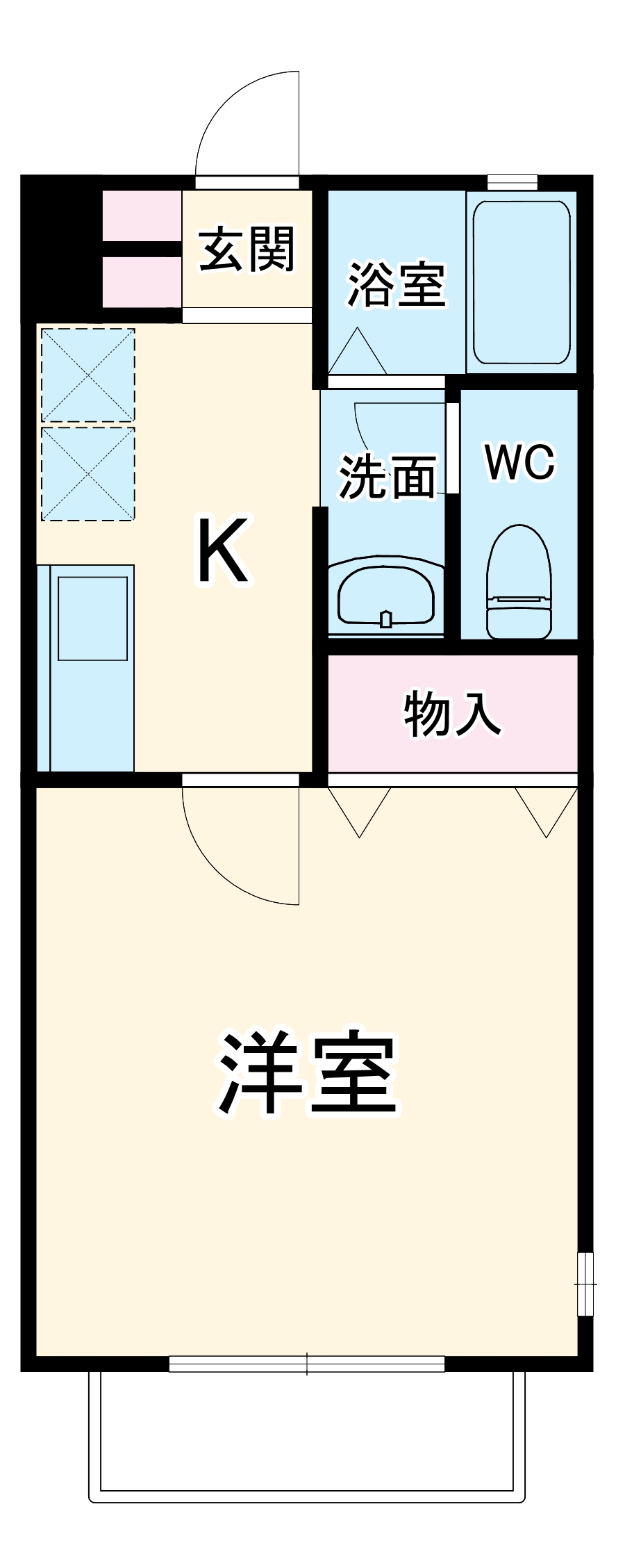 ステュディオ21の間取り