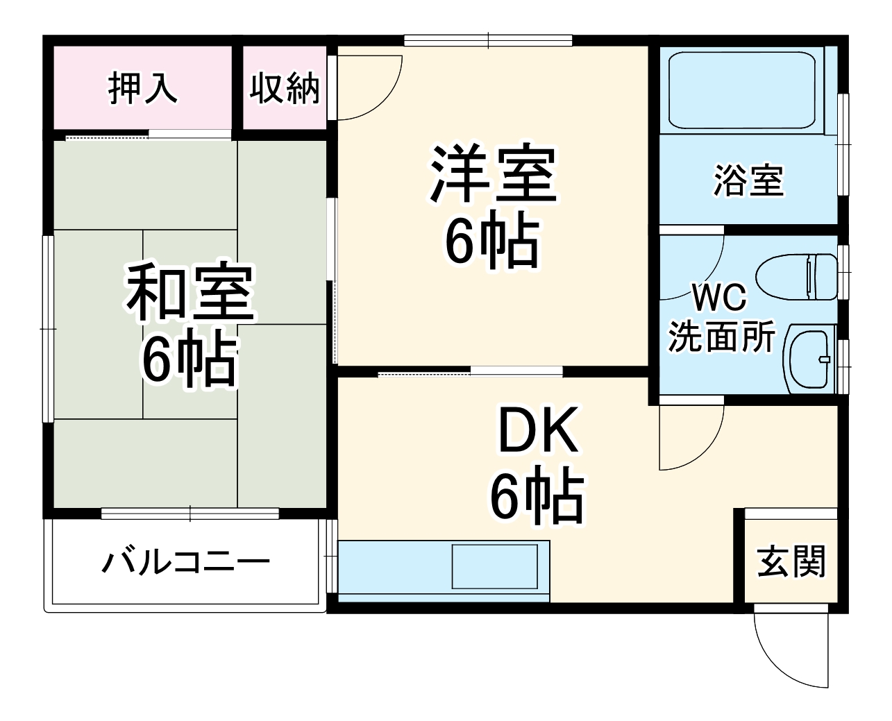 パールハイツの間取り