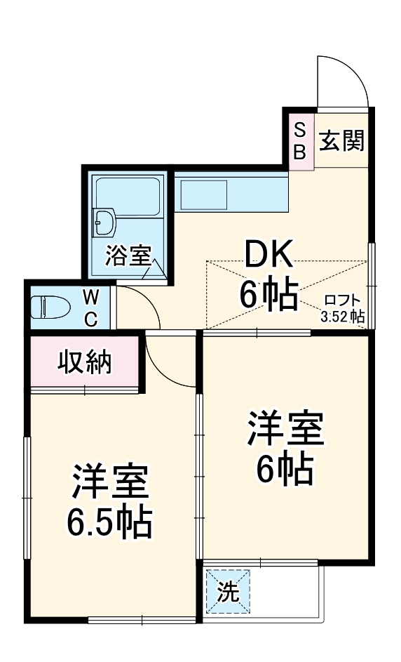 ヒルサイドの間取り