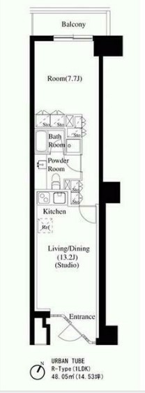 スタイリオ池尻大橋の間取り