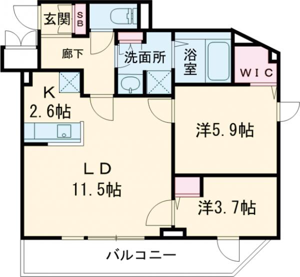 CREAL premier西馬込の間取り