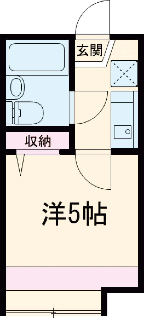 スプリング北綾瀬Ｃ・207号室の間取り