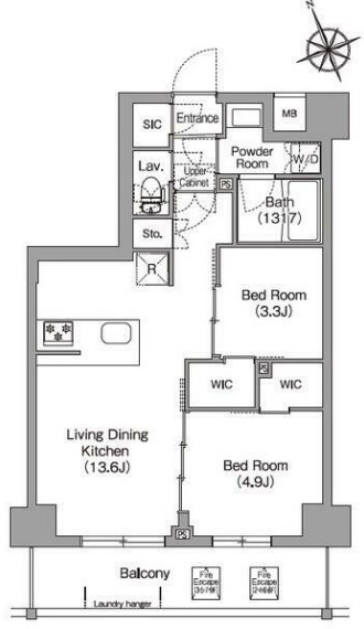 コンフォリア東葛西の間取り
