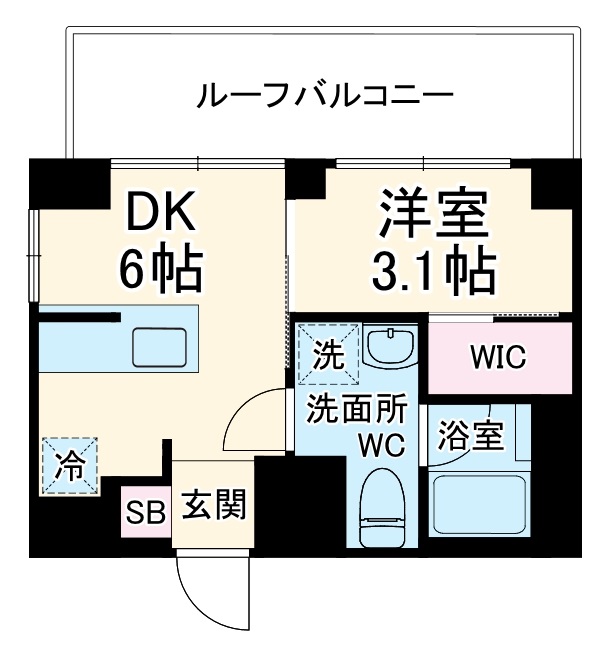 S-RESIDENCE原木中山azureの間取り
