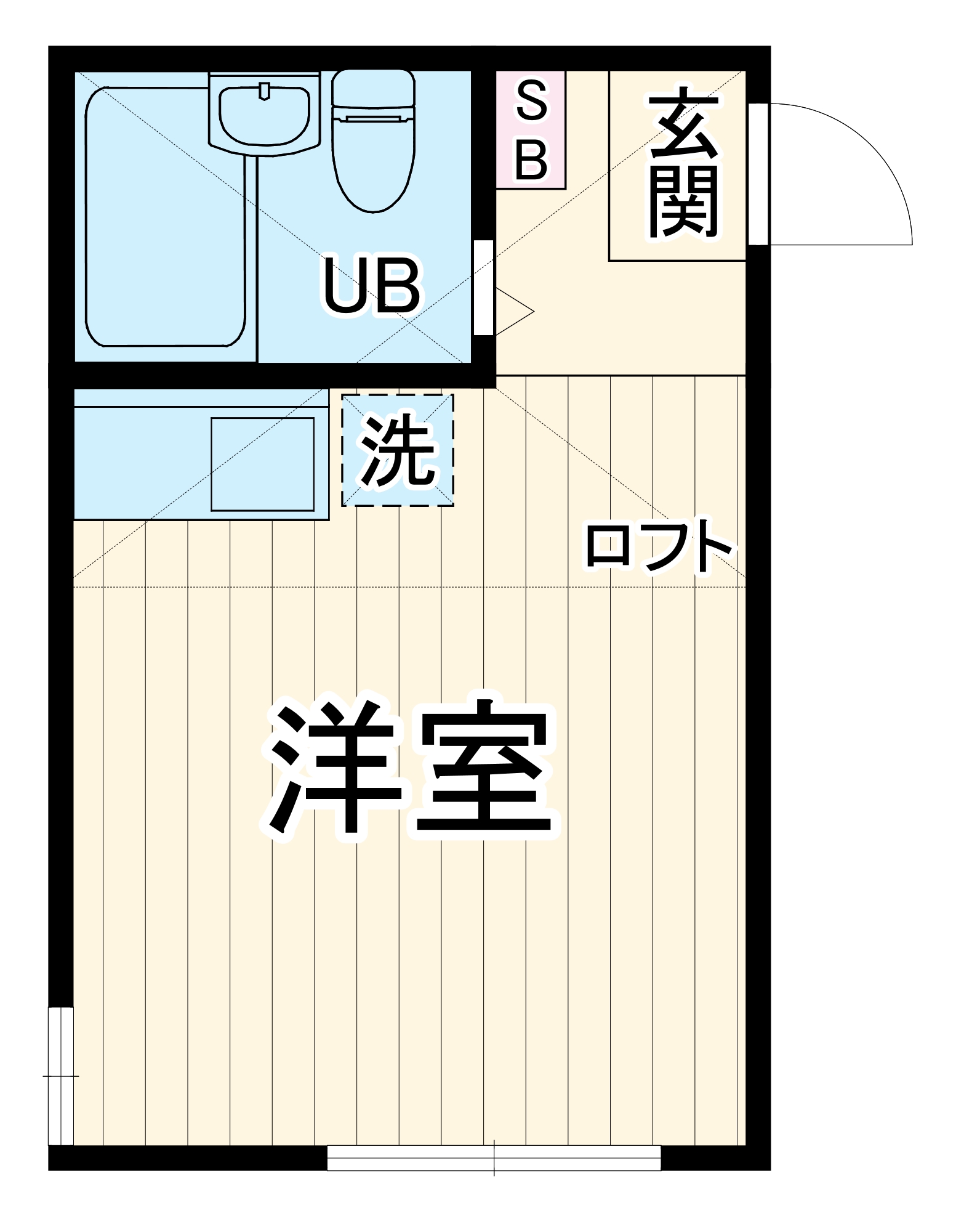 レガーロ根岸の間取り
