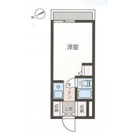 トップ西新井第二・409号室の間取り