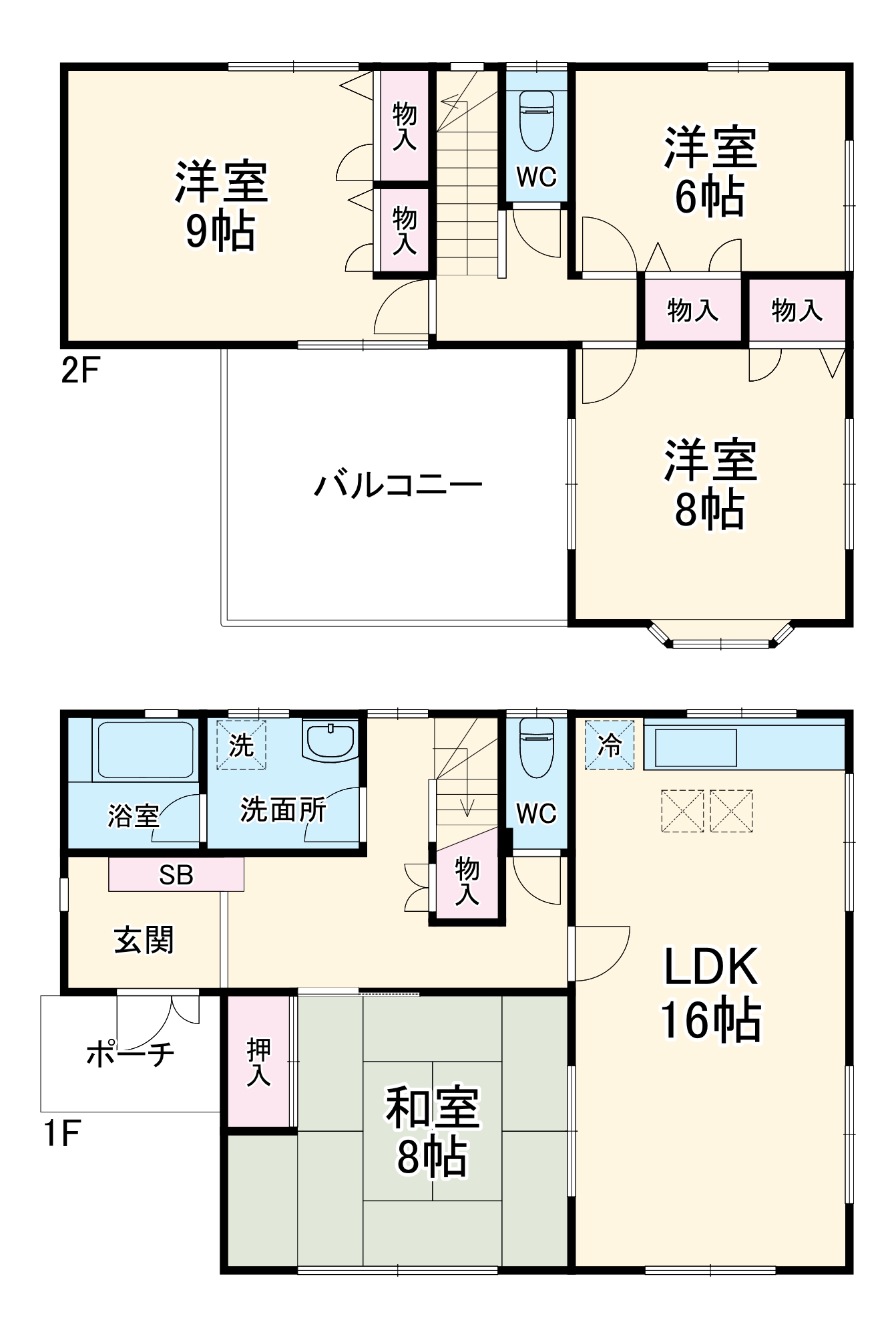 上座４００ー２０７戸建・1号室の間取り