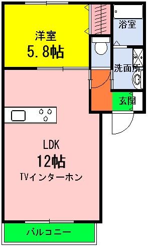 シティハイム加茂の間取り