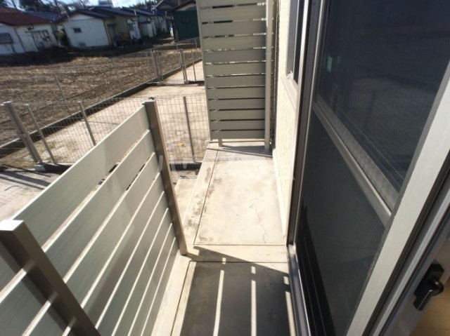 12/25 バルコニー