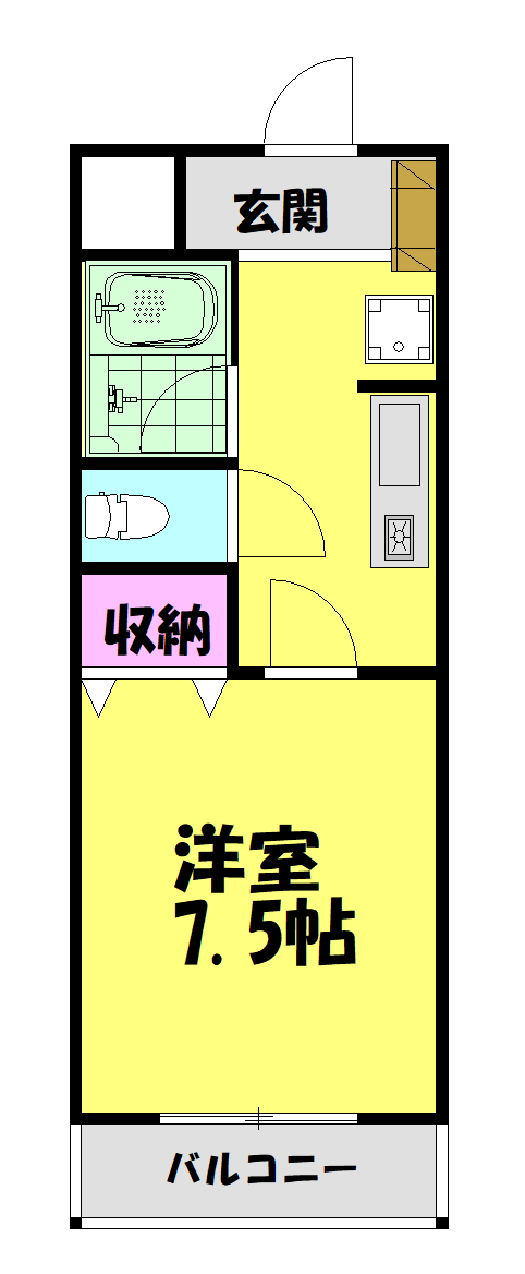 SONNE BLDⅡの間取り