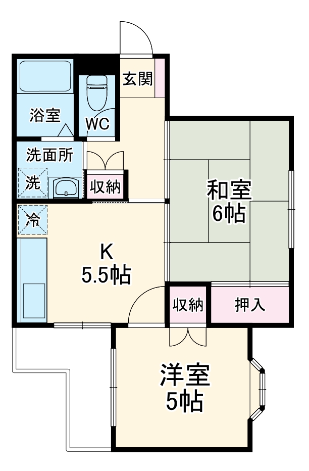 松栄マンション野並の間取り