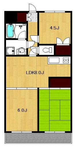 クレッシェンド・中川の間取り