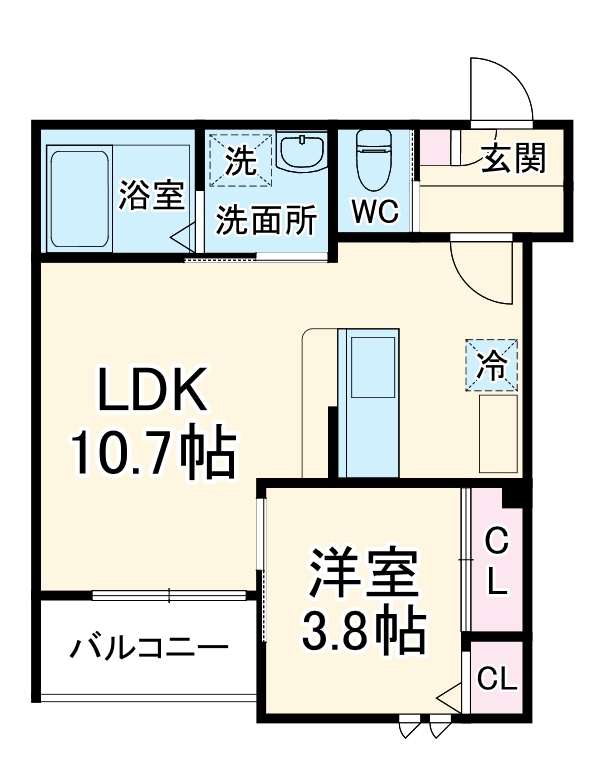 REGALEST藤沢の間取り