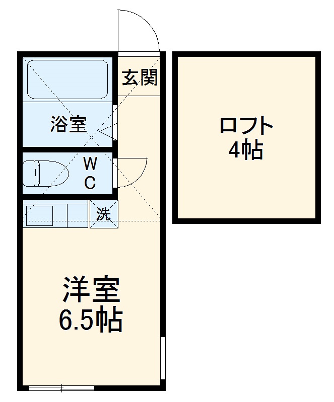 ユナイト中野島オステリアの杜の間取り