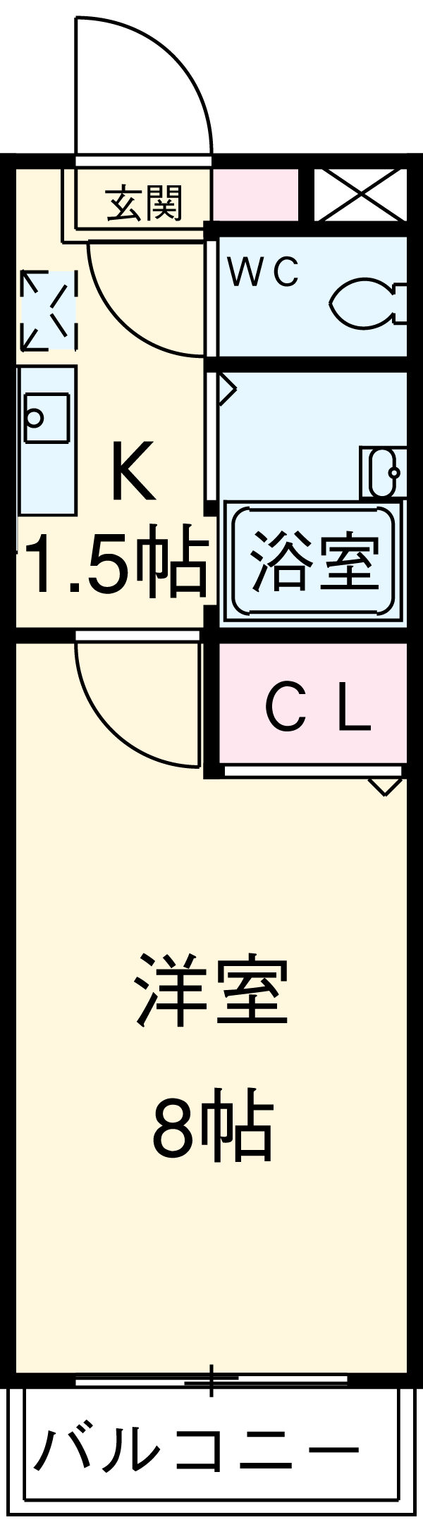 ヒルズかすみの間取り