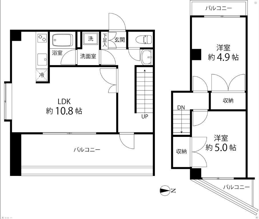 シャトー・ド・デューカルの間取り