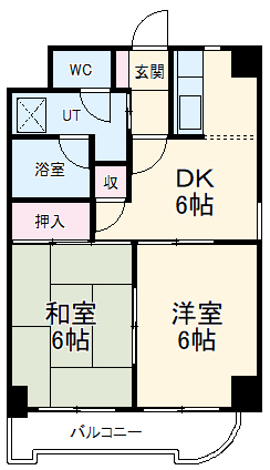 エレガントパレス守山の間取り