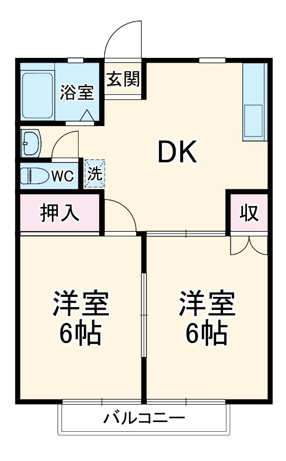 サンシティ向山Bの間取り