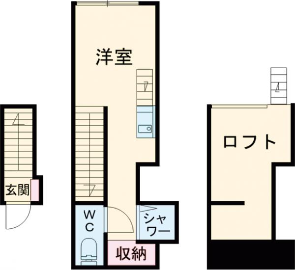 Ｓｔａｇｅ　北新宿Ⅱ・205号室の間取り