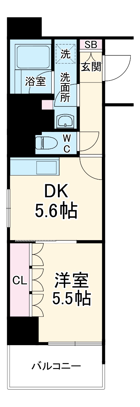 リーフシティ市川　ザ・レジデンスの間取り