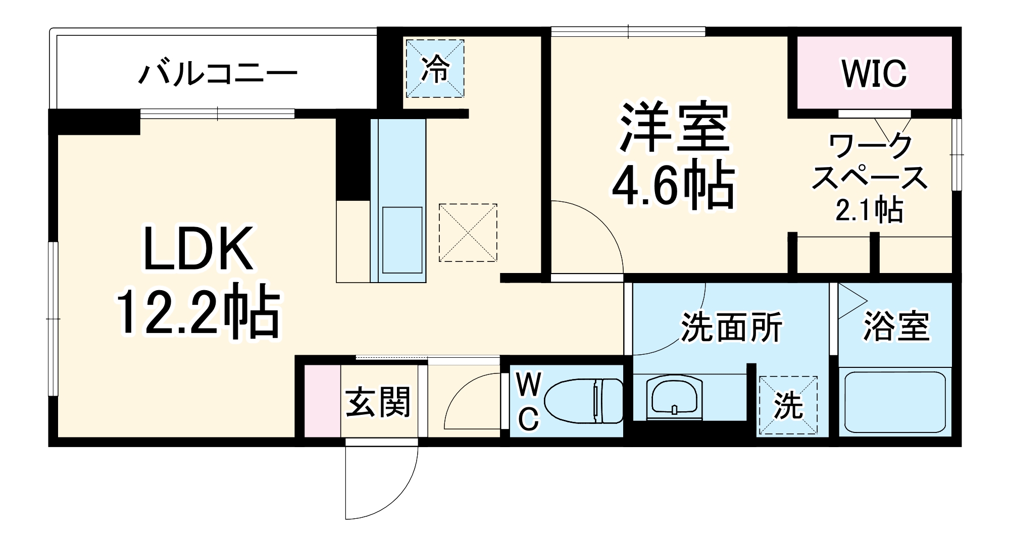 セリシアージュXの間取り