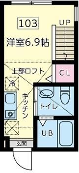 クラージュ橋本の間取り