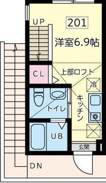 クラージュ橋本の間取り