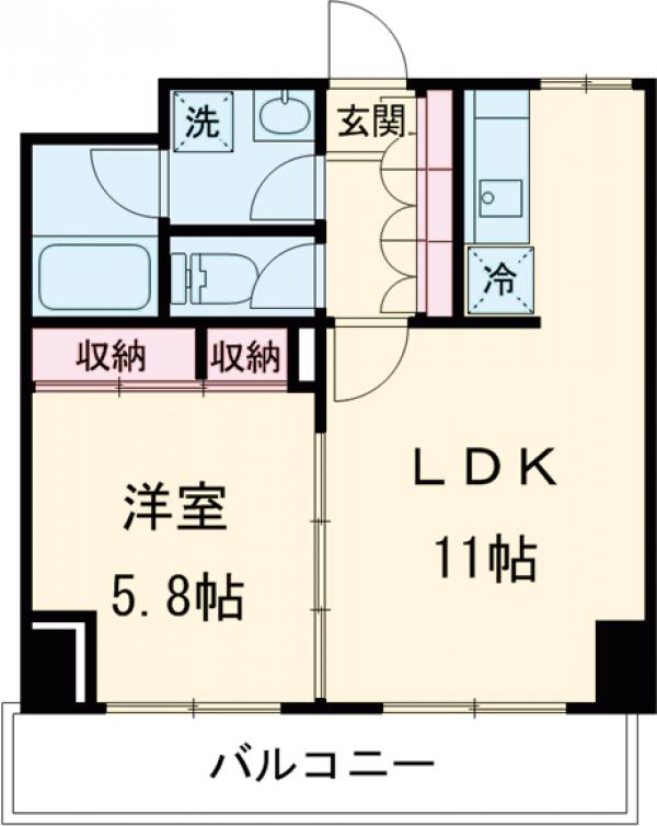 ベェルヴェル稲城の間取り