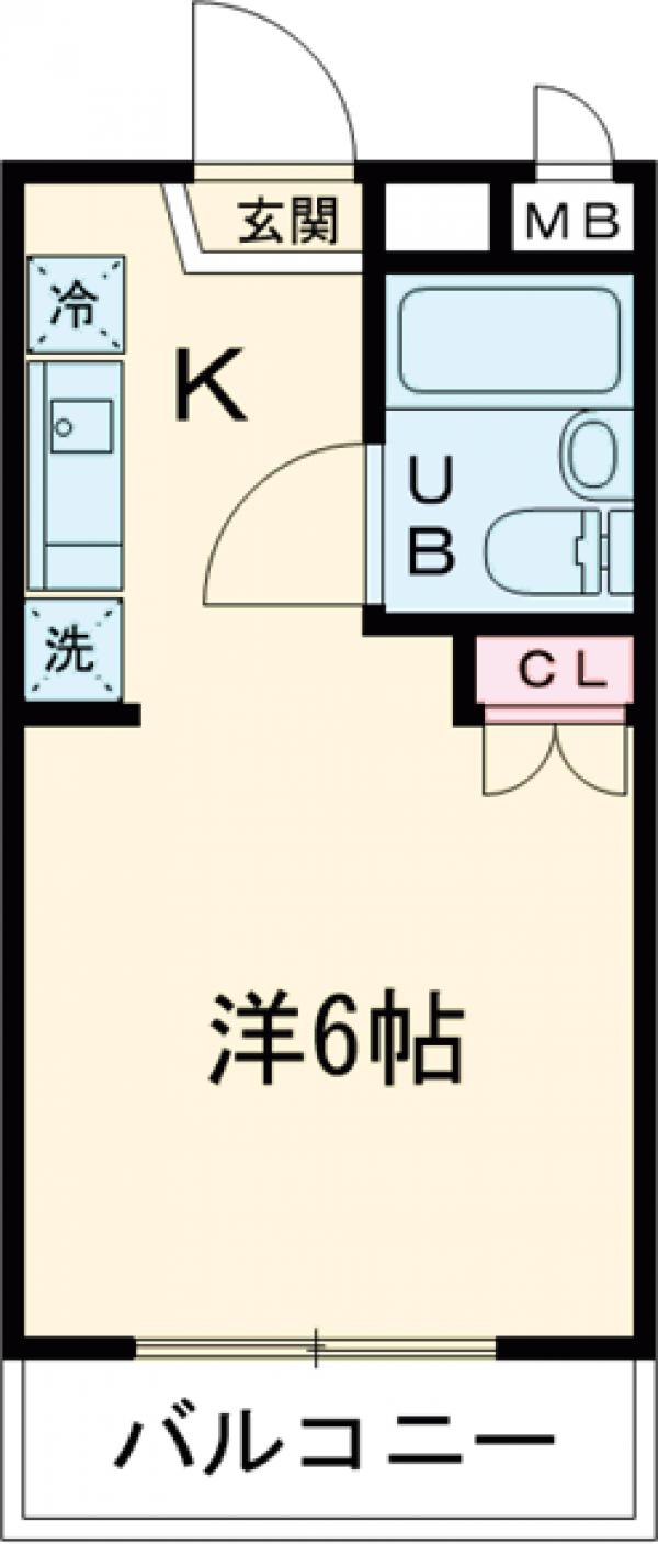 ボンヌシャンス池尻の間取り