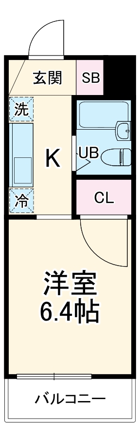 サンウォーム駅西の間取り
