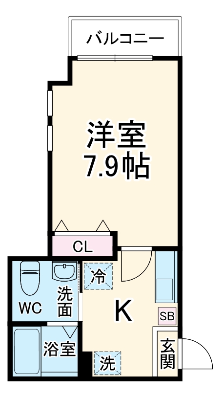 ハーミットクラブハウス Ghitasの間取り