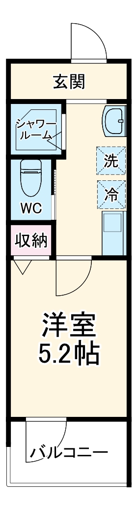 MELDIA相模大野の間取り