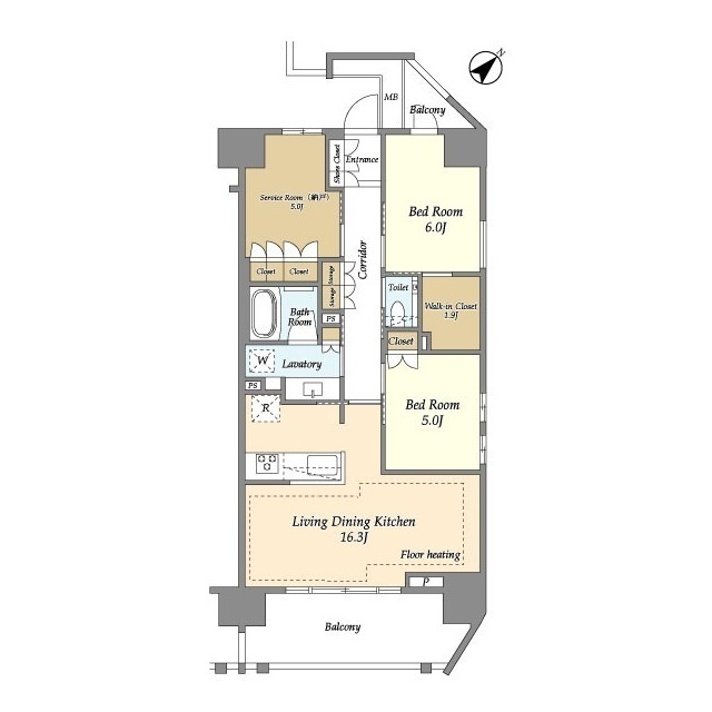 横須賀中央レジデンスの間取り