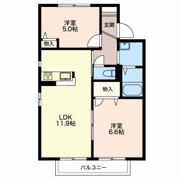 MastTown小垣江の間取り