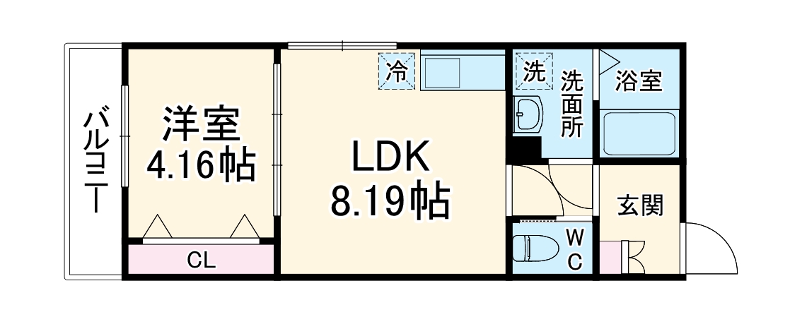 RIZE柏たなかⅢの間取り