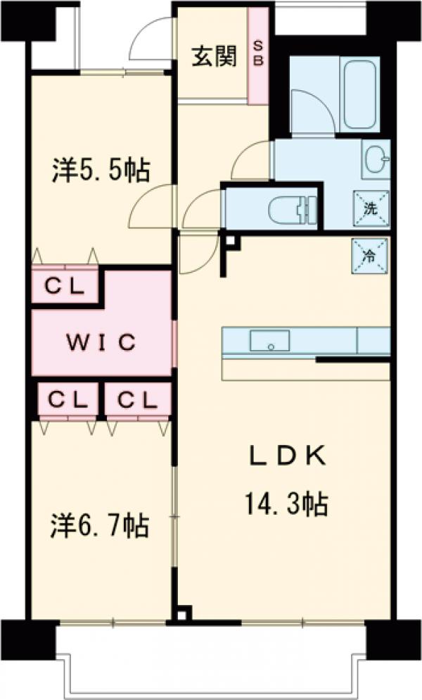 FULL HOUSE GAKUGEI DAIGAKUの間取り