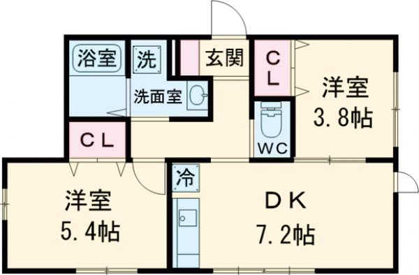 テラスフィールドの間取り