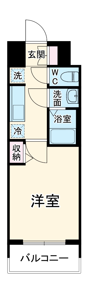 プレサンス新栄アーバンフローの間取り