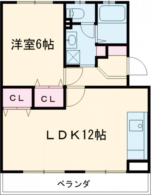 ポプラヶ丘コープ5号棟の間取り