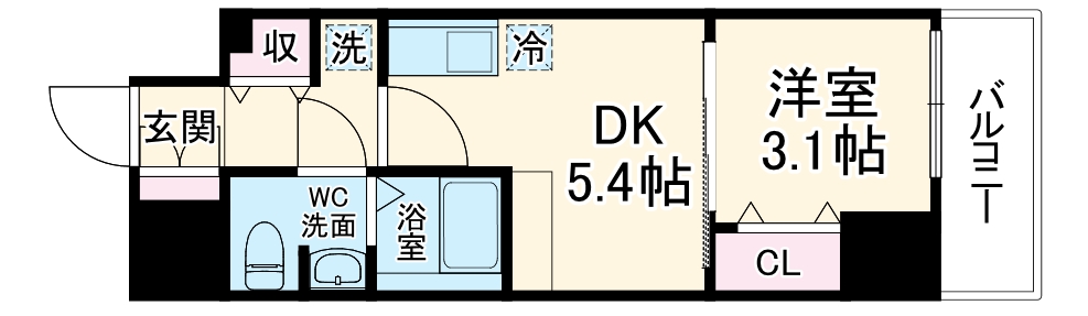 ArtizA尼崎立花の間取り