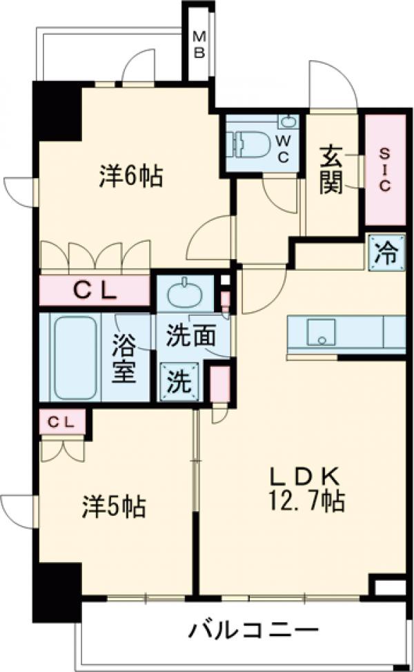 クレストコート中野富士見町の間取り