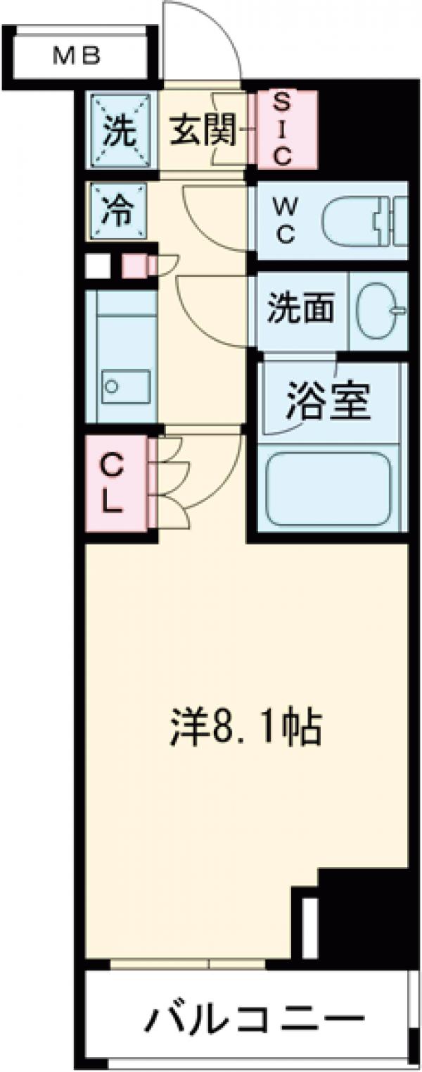 クレストコート中野富士見町の間取り