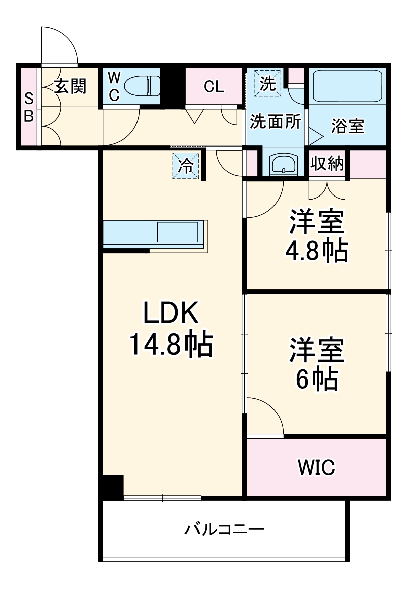 Ricott URAWAの間取り