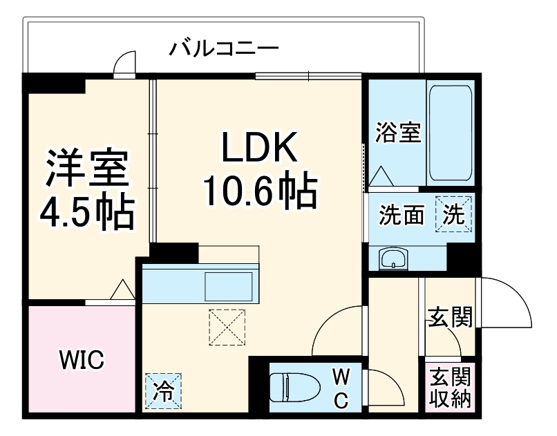 コンフォート椛の間取り
