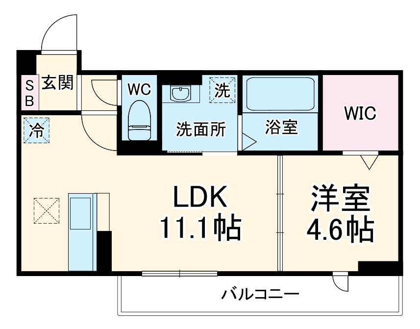コンフォート椛の間取り
