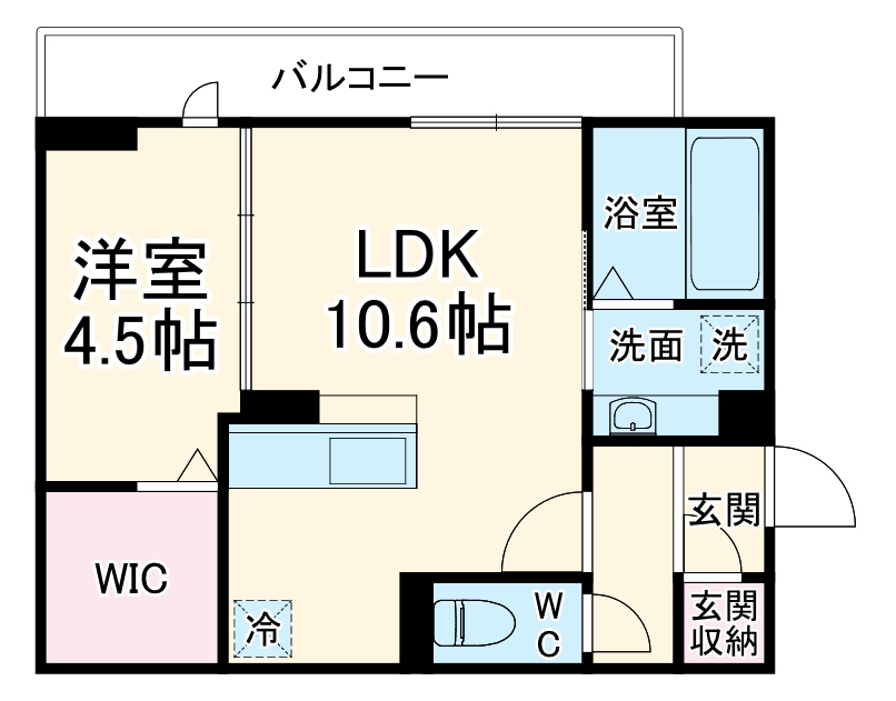 コンフォート椛の間取り
