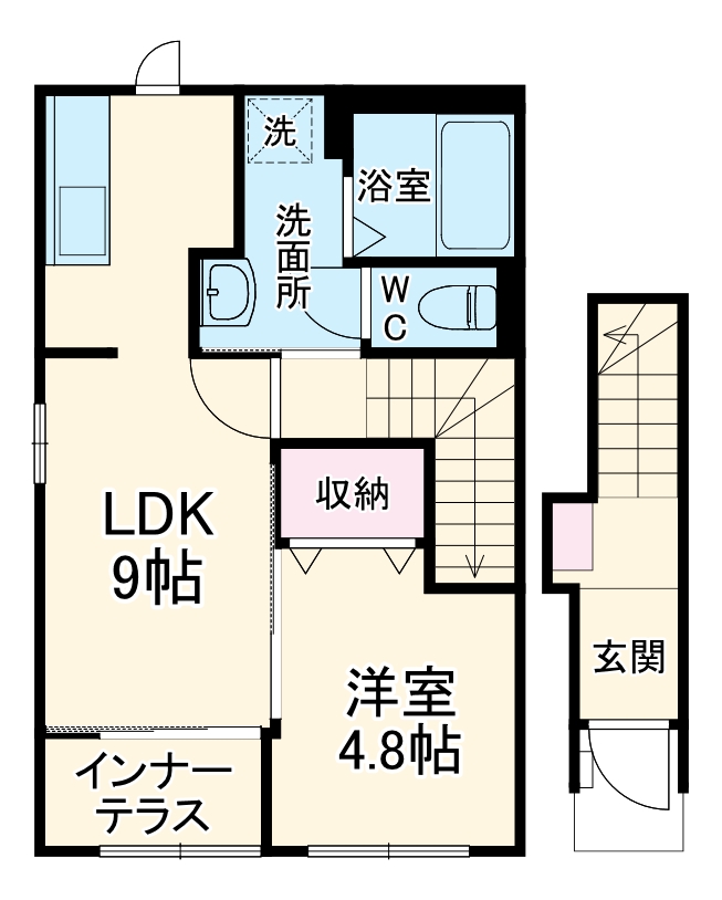 ひまわりの間取り