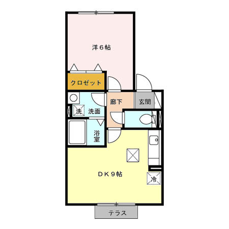 ソレーユ西志津の間取り