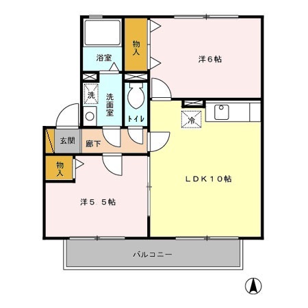 ノーブルタウン 壱番館の間取り